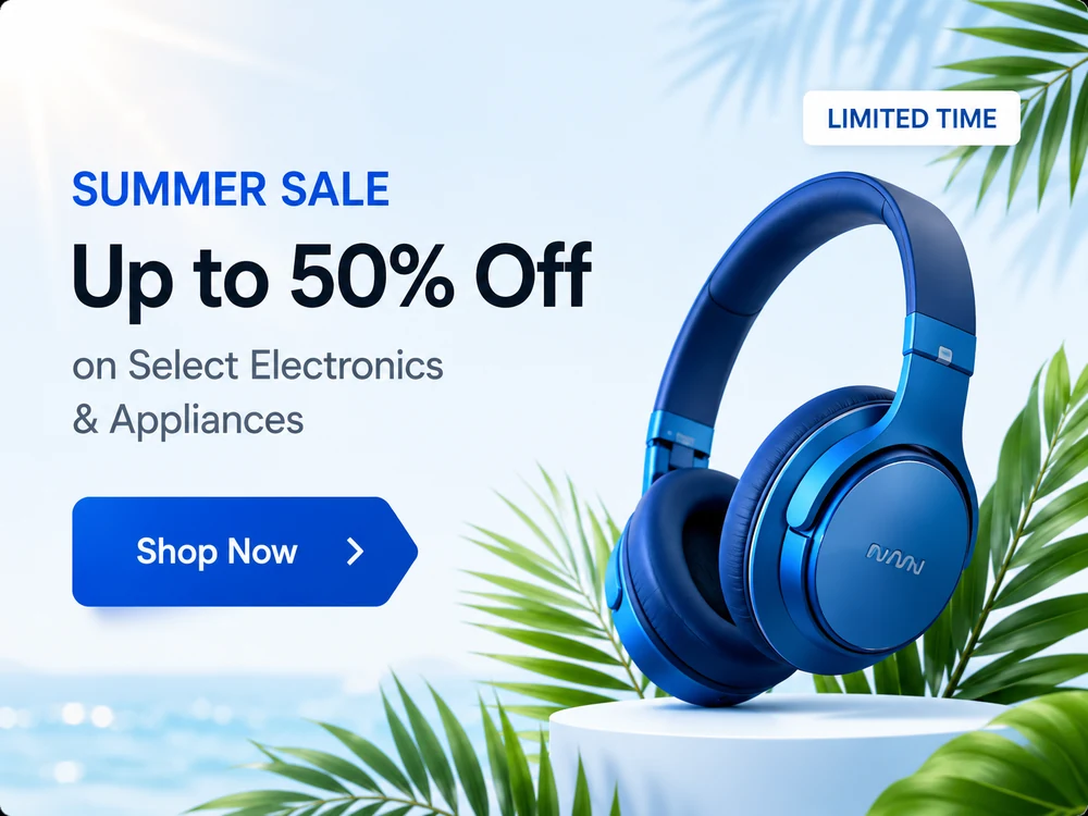 Up to 50 percent off selected electronics