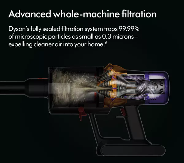 Dyson V15s Detect Submarine Wet and Dry Vacuum Cleaner, Multi Surface Total Clean, Pet Hair Removal, Yellow/Nickel, Brand New - Image 2