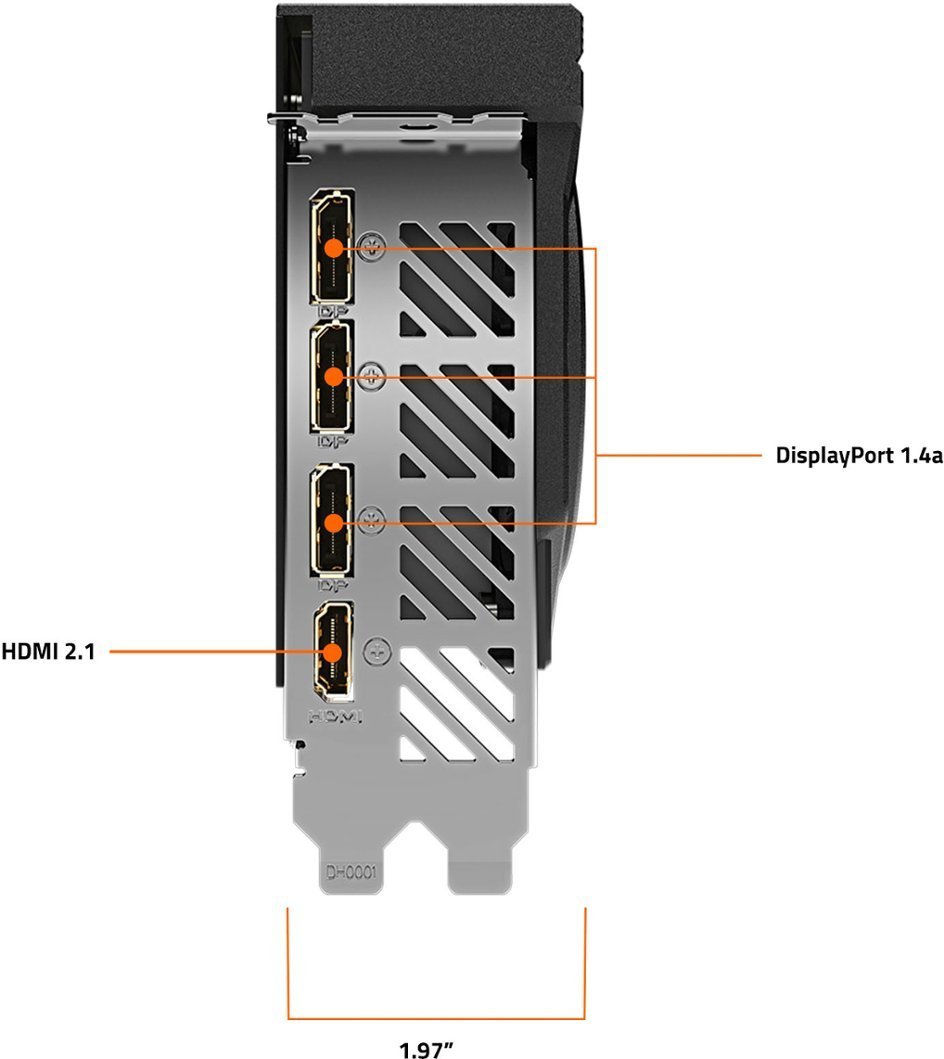 GIGABYTE - NVIDIA GeForce RTX 4070 WINDFORCE OC 12G GDDR6X PCI Express 4.0 Graphics Card - Black - Image 4