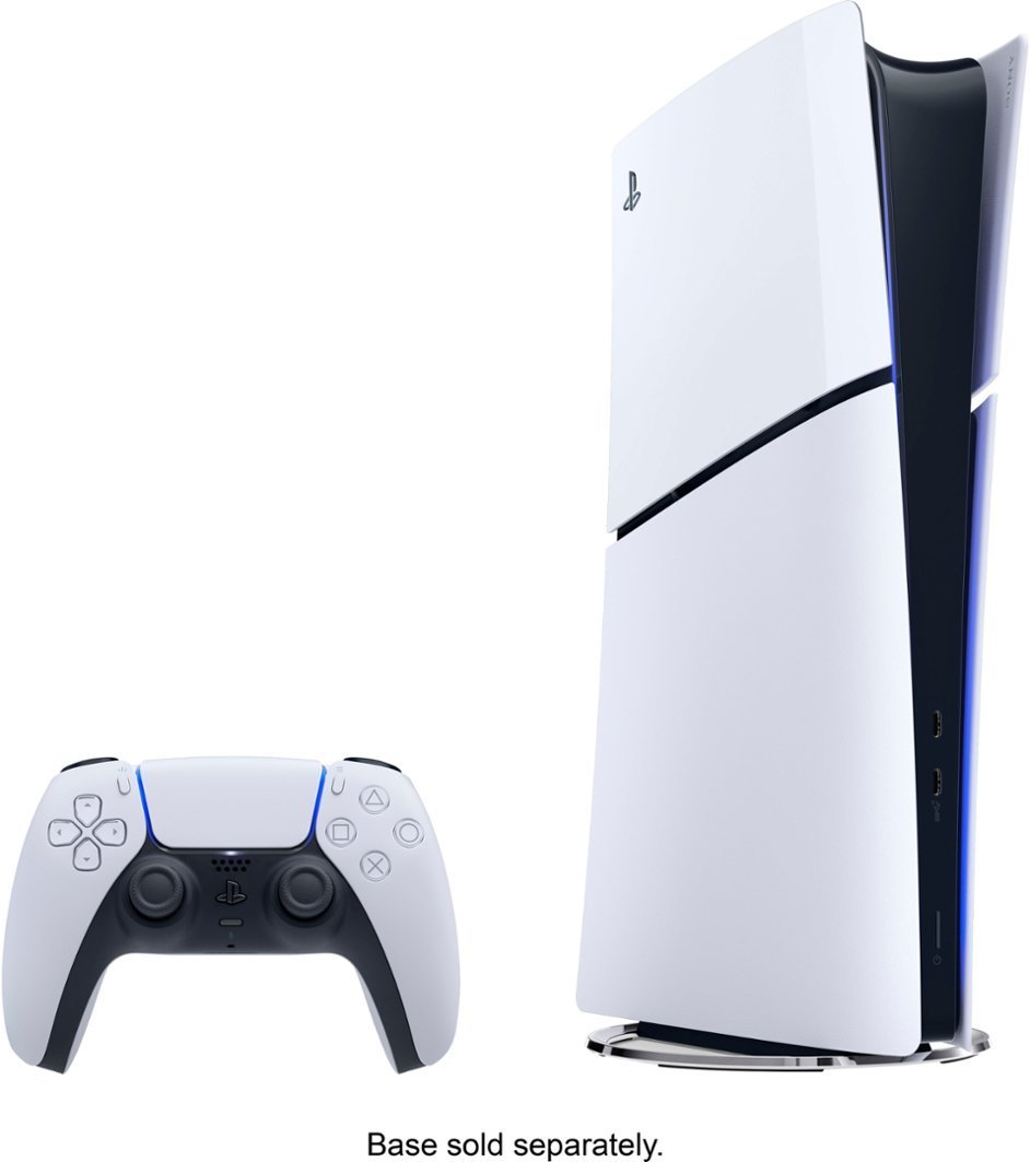 Sony - PlayStation 5 Slim Console Digital Edition - White PS5 - Image 3
