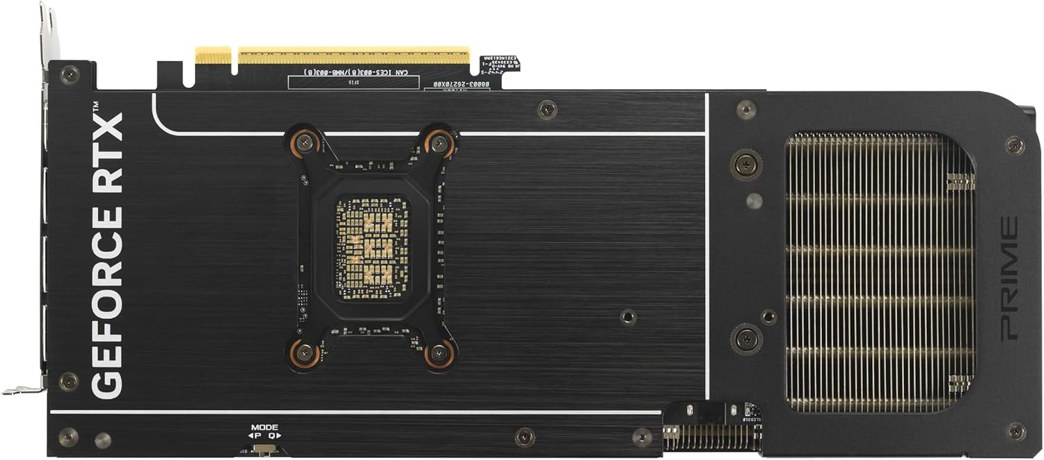 ASUS The SFF-Ready Prime GeForce RTX™ 5080 OC Edition 16GB GDDR7 Graphics Card (PCIe® 5.0, 16GB GDDR7, HDMI®/DP 2.1, 2.5-Slot, Axial-tech Fans, Vapor Chamber, Dual BIOS) - Image 3