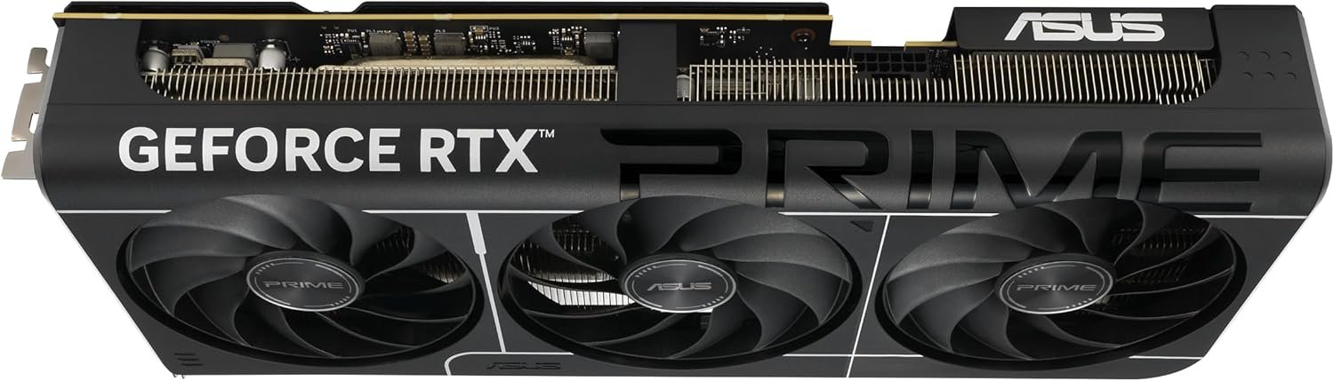 ASUS The SFF-Ready Prime GeForce RTX™ 5080 OC Edition 16GB GDDR7 Graphics Card (PCIe® 5.0, 16GB GDDR7, HDMI®/DP 2.1, 2.5-Slot, Axial-tech Fans, Vapor Chamber, Dual BIOS) - Image 5