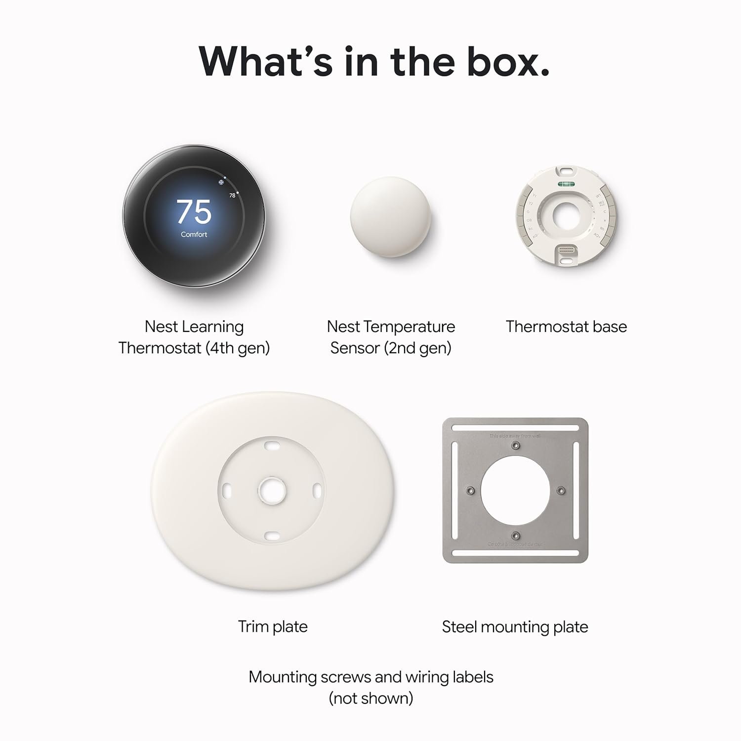 Google Nest Learning Thermostat (4th Gen) with Nest Temperature Sensor (2nd Gen) - Image 5