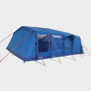 Berghaus Freedom 7 Nightfall Tent with Built in Porch and Darkened Bedroom Technology, 7 Berth Inflatable Tent, 7 Man Tent, Air Tent for 7 People, Family Camping Tent, Camping Equipment, Brand New