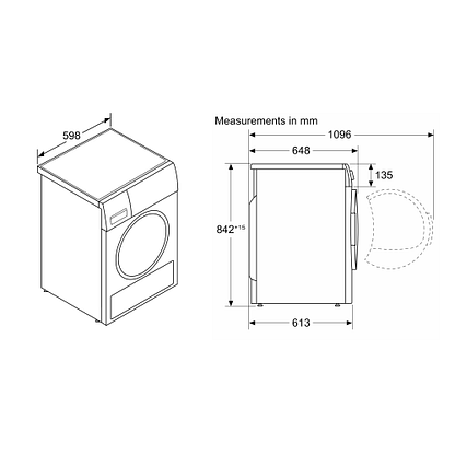 Bosch WPG23108GB Series 6 Condenser Tumble Dryer – 8kg, Brand New - Image 3