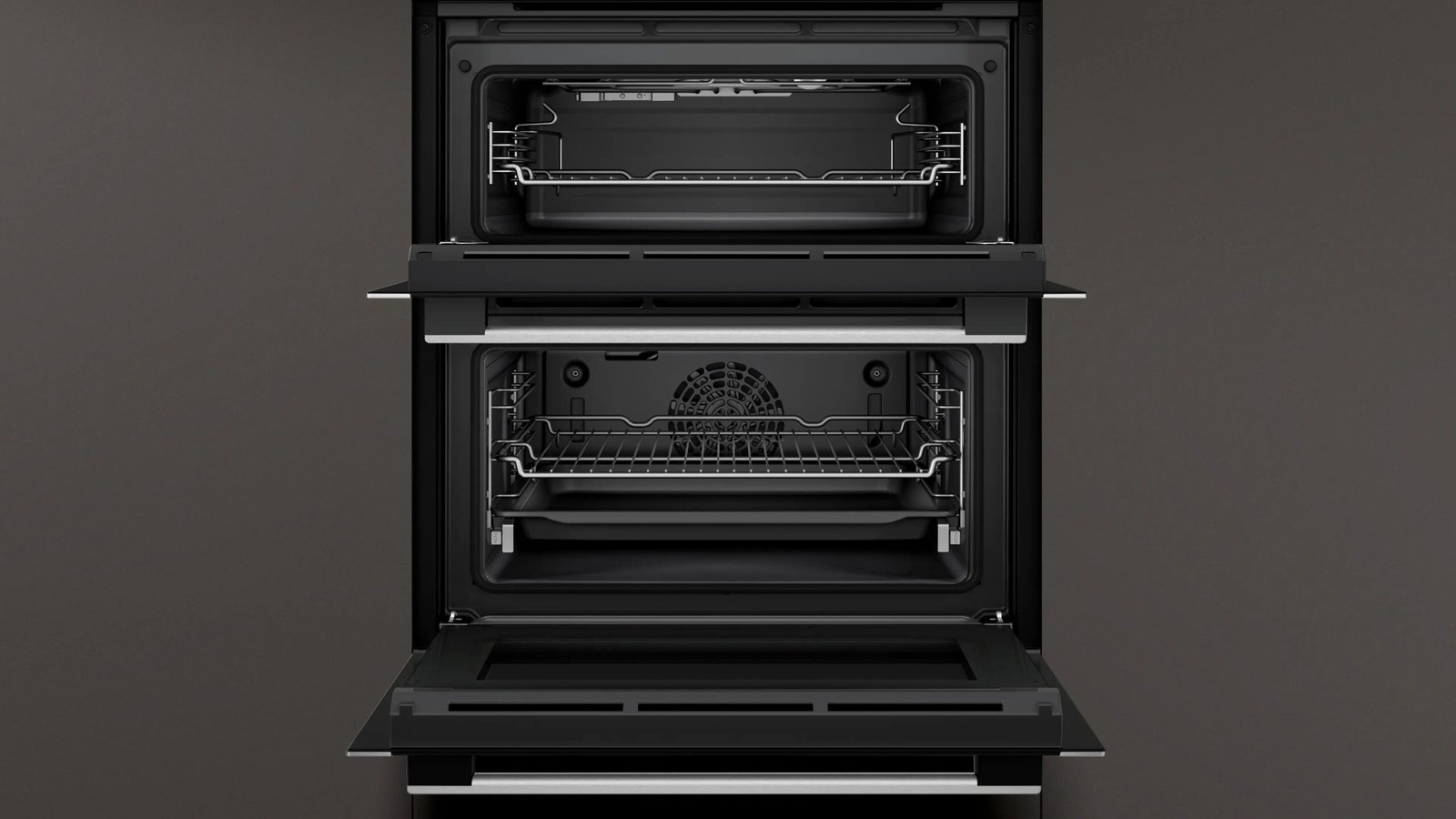 Neff N50 J1ACE4HN0B Built-Under Double Oven – Black (86L), Brand New - Image 3