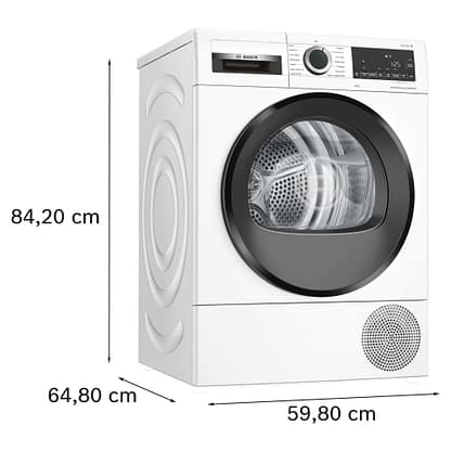 Bosch WQG245A0GB Series 6 Heat Pump Tumble Dryer – 9kg, Brand New - Image 6