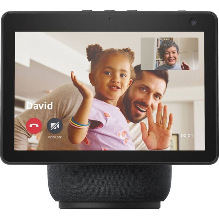 All-new Echo Show 10 (3rd Gen) HD smart display with motion and Alexa Charcoal