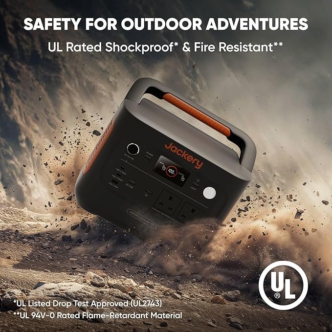 Jackery Explorer 1000 v2 Portable Power Station(2024 New),1070Wh LiFePO4 Battery,1500W AC/100W USB-C Output, 1 Hr Fast Charge, Solar Generator for Outdoor Camping,Off-grid Living,RV,Emergency - Image 4