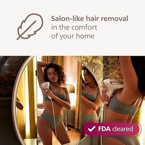 Philips Lumea 9000 Series IPL Hair Removal Device, Permanent Laser Hair Reduction for Women & Men, Easy & Comfortable Use at Home, SenseIQ, 4 Attachments for Body, Face, Bikini & Underarms, BRI984/03 - Image 5