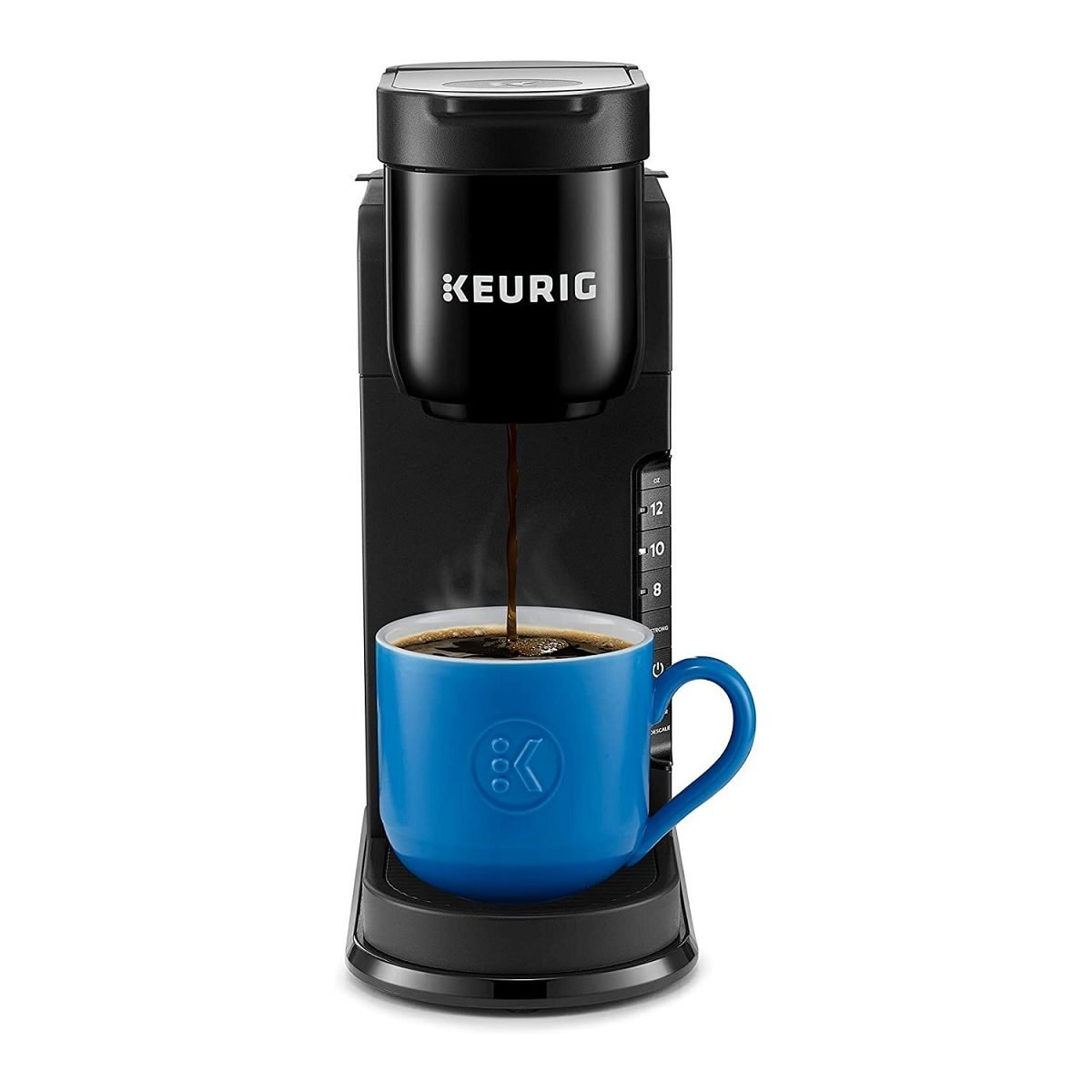 Keurig K-Express Single Serve K-Cup Pod Coffee Maker, 3 Brew Sizes, Strong Button Feature, 42oz Removable Reservoir, Black