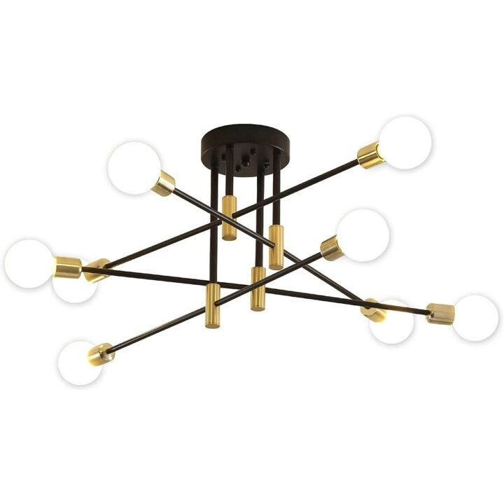Sputnik Chandelier E26 Pendant Lighting Chandeliers Ceiling Light Fixture for Home Lighting Decor